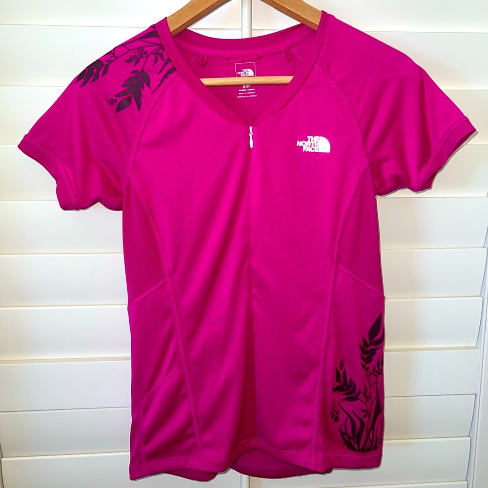 The North Face road bike zip shirt